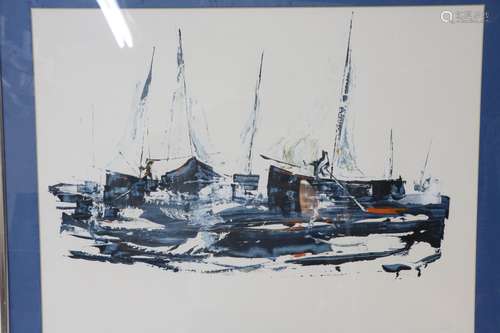 Print of Sailing Boat