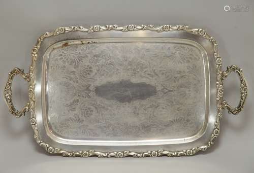 European Silver Plated Tray