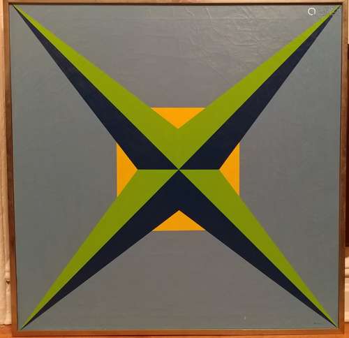 William E.Hutton 111 Dimentions Oil on Canvas sign