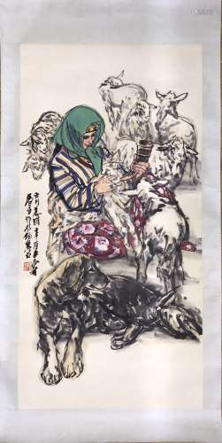 Chinese Ink&Color Painting on Paper