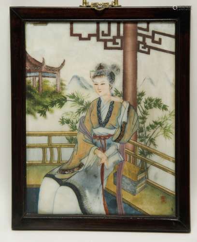 Chinese Plaque of Beauty