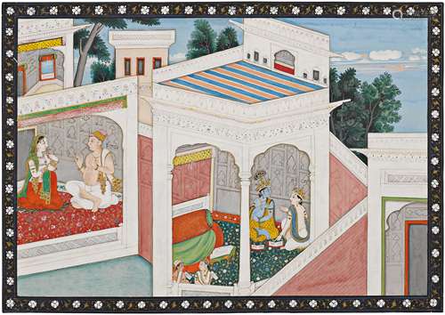 KRISHNA UND BALARAMA.