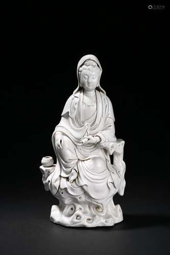 A dehua seated figure of guanyin