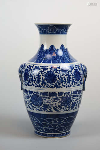 Chinese Blue White Porcelain Vase