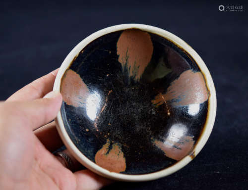 Chinese Iron Rust Glazed Henan Tea Bowl