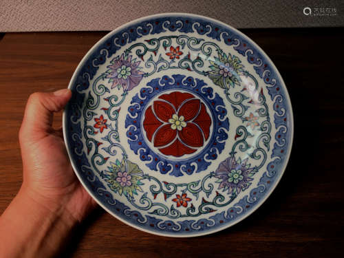 Chinese Porcelain Doucai Dish