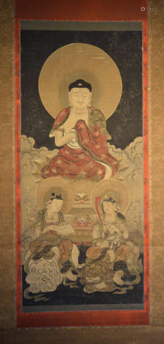 Japanese Buddist Scroll Painting