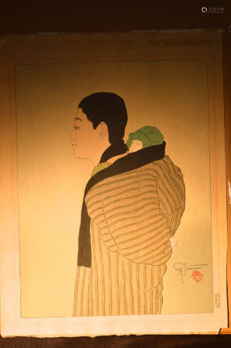 Japanese Wood Block Print - Paul Jaculet - Izu