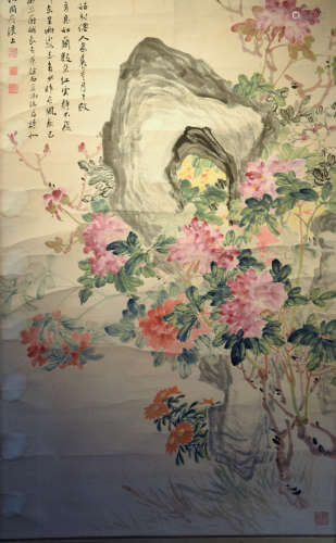 Chinese ScrollPainting of Floral