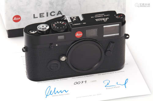 Leica M6 TTL black paint Millennium 10442