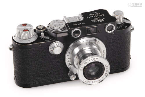 徕卡IIIc型黑漆相机“Leitz-Eigentum”版 Leica IIIc Black Leitz-Eigentum *
