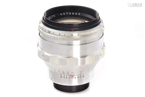 Carl Zeiss Jena Biotar 1.5/75mm