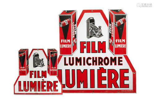 Lumiere Film Enamel Signs