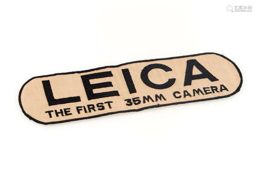 Leica Lettering 'The First 35mm Camera'