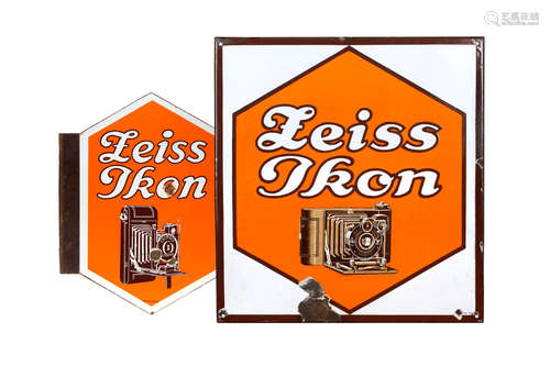 Zeiss Ikon Enamel Signs