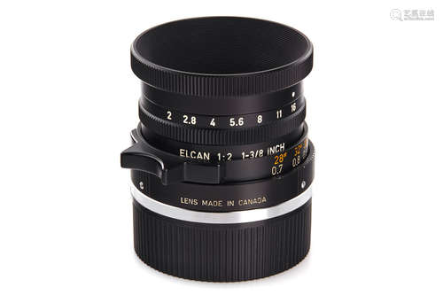 Elcan f2 / 1 3/8 Inch (35mm) 原型镜头 Elcan 2/1 3/8 Inch (35mm) Prototype