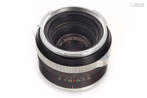 Carl Zeiss f. Contarex Tessar 2.8/50mm Prototype