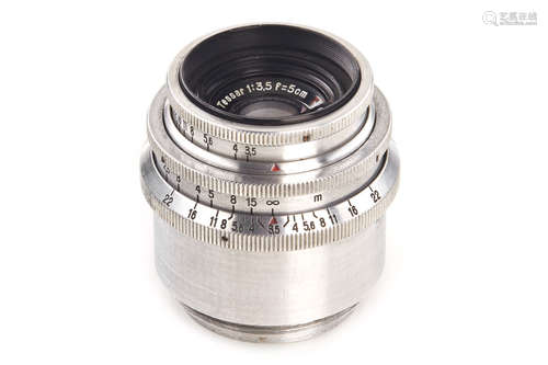 Carl Zeiss Jena  Tessar T 3.5/5cm