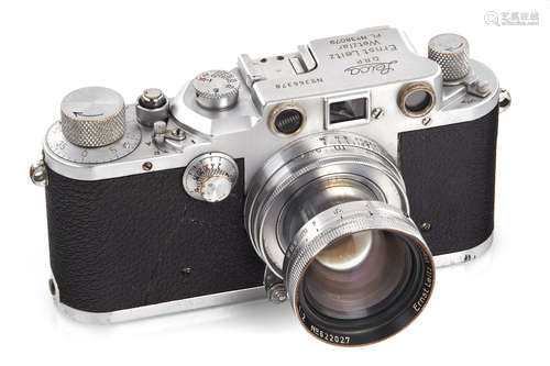 Leica IIIc chrome 'Luftwaffen-Eigentum'