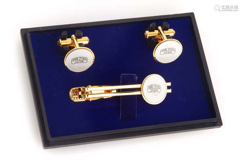 Carl Zeiss Jena Cuff Links + Tie Pin