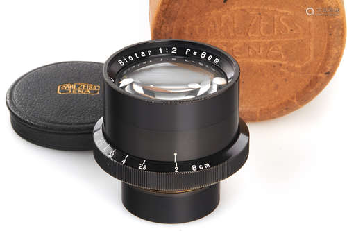 Carl Zeiss Jena Biotar 2/8cm