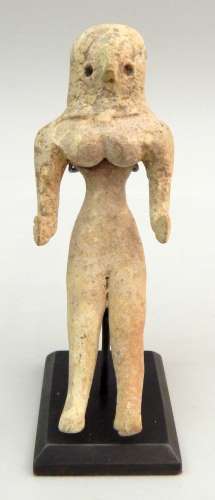 印度河文明女性陶土坐像