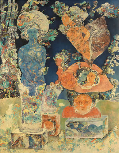 SAKTI BURMAN (NÉ EN 1935)Personnages, circa 1975-1978