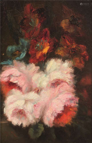 NARCISSE VIRGILE DIAZ DE LA PEÑA (1807-1876)Bouquet de pivoines