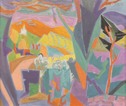 ANDRÉ LHOTE (1885-1962)* La Cadière d'Azur, 1953