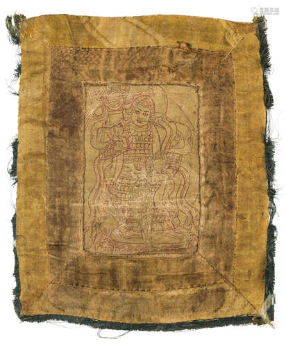 A TIBETAN PAINTING ON CLOTH, 17TH CENTURY