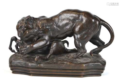 Barye Bronze Sculpture