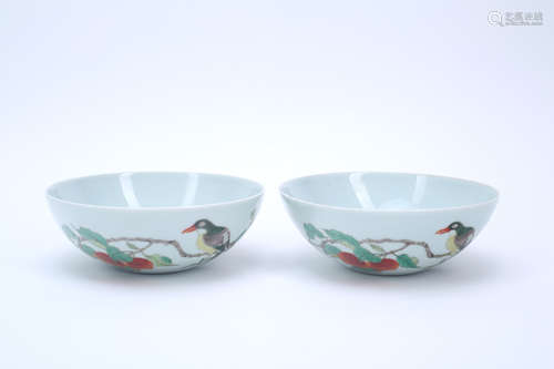 A Pair of Chinese Porcelain Bowl