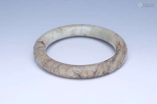 A Chinese Carved Jade Bracelet