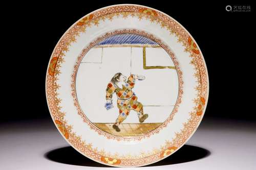 A polychrome Chinese 