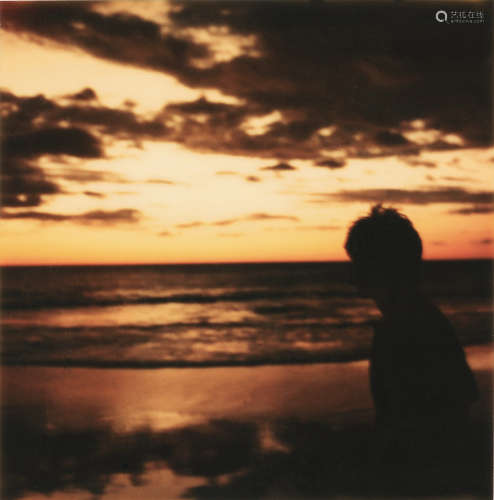安迪·沃霍尔 1980年作 海滩日落 独一偏振胶片
