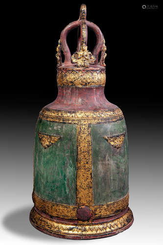 19世纪缅甸铜钟