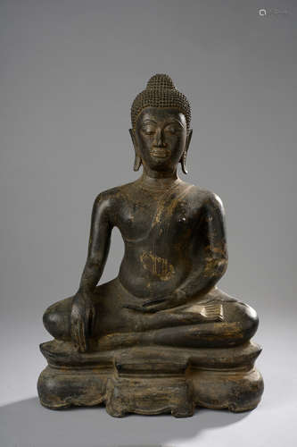 18世纪泰国铜佛坐像
