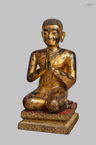 十八世纪泰国铜像