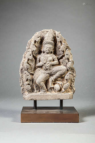 十三世纪吴哥窟石雕佛像