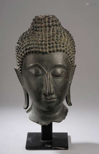 15至16世纪泰国铜佛头