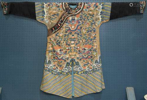 Chinese Kesi Dragon Robe