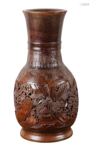 Chinese Bamboo Vase