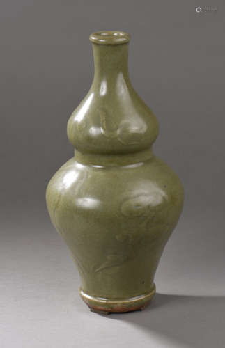 Vase double gourde du longquan