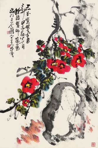 王个簃 花卉