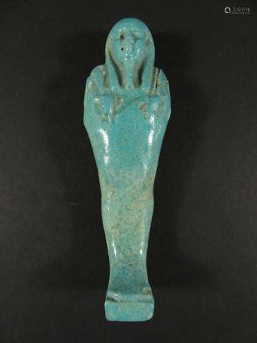 Egyptian Ushabti Shabti (1 of 5) Turquoise Faience