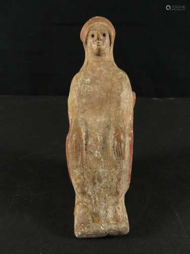 Ancient Greek Terracotta Seated Female Figure