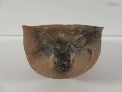 Ancient Israel Holy Land Pinched Spout Oil Lamp