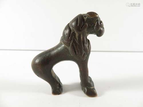 Ancient Roman Bronze Lion Sculpture Small