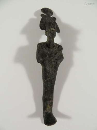 Ancient Egyptian Bronze Osiris Sculpture