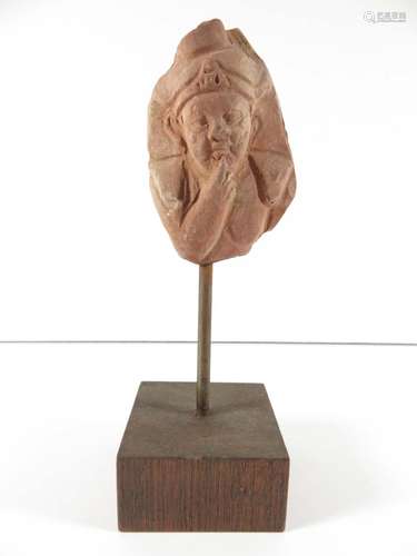 Ancient Egyptian Redware Bust Portrait